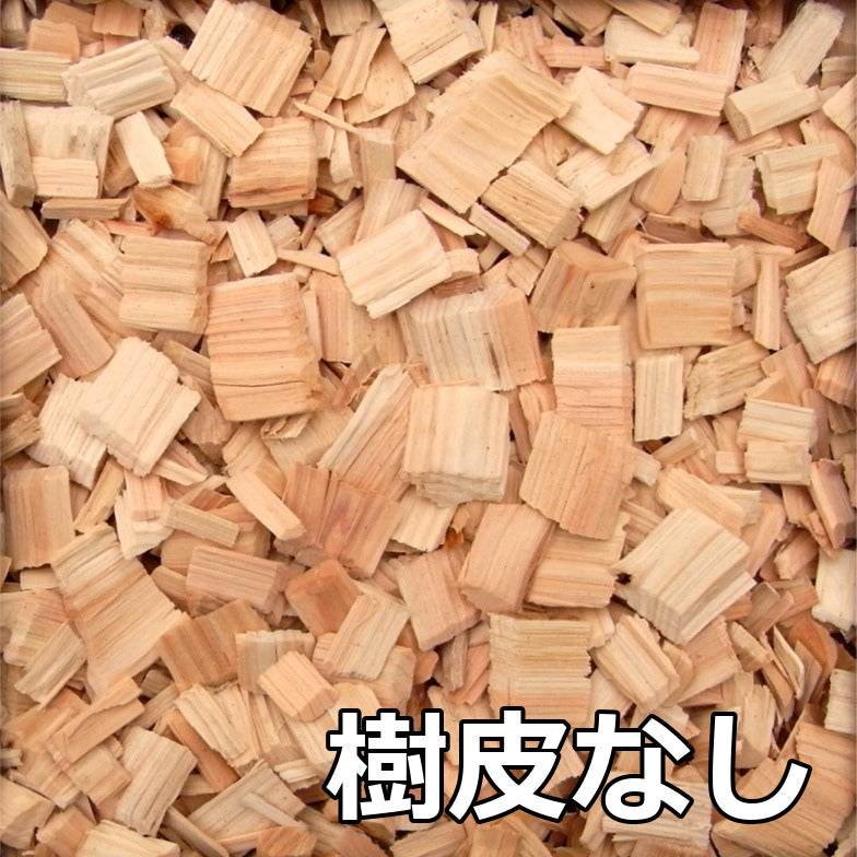 ひのきウッドチップ 樹皮なし 8L(2L×4袋入)