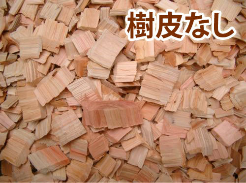 ひのきウッドチップ 樹皮なし100L(50L×2袋入)