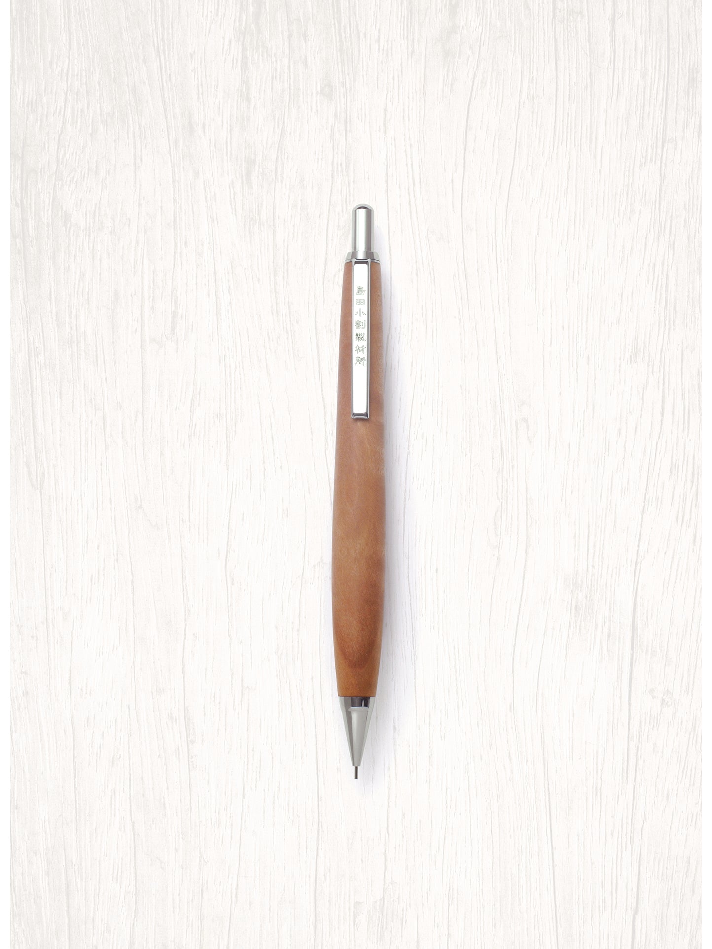 島田小割製材所 黒檀 島田小割製材所 高級 木軸シャープペンシル 0.5 黒檀（こくたん